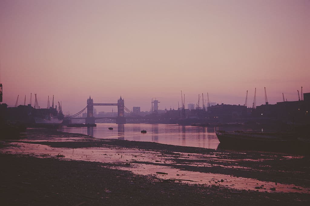 Leonard G. Alsford/Pictorial Parade/Archive Photos/Getty Images The River Thames, London,1960.