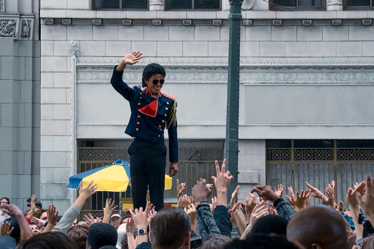 Glen Wilson/Lionsgate Jaafar Jackson as Michael Jackson in 'Michael.'