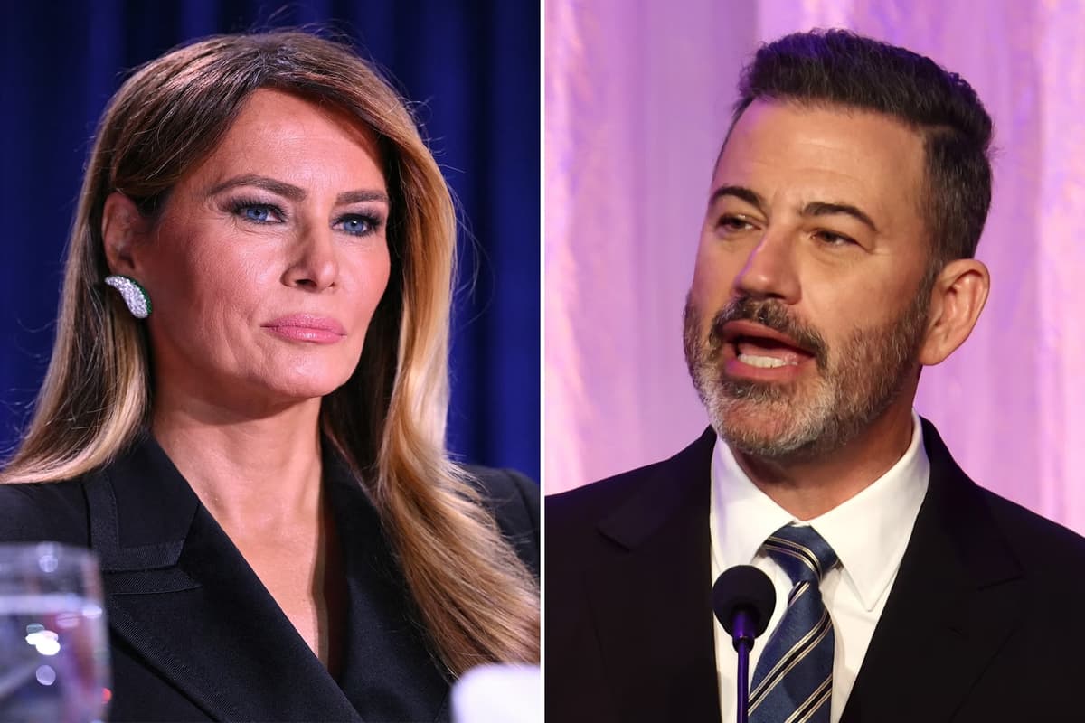 YouTube / Getty Images Melania Trump has denounced Jimmy Kimmel.