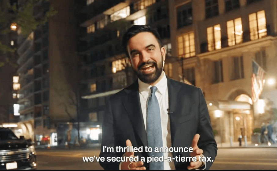 Via X Mayor Zohran Mamdani boasts to the camera that he had made good on his promise to 'tax the rich' before singling out Citadel founder Ken Griffin as the kind of person he's targeting.