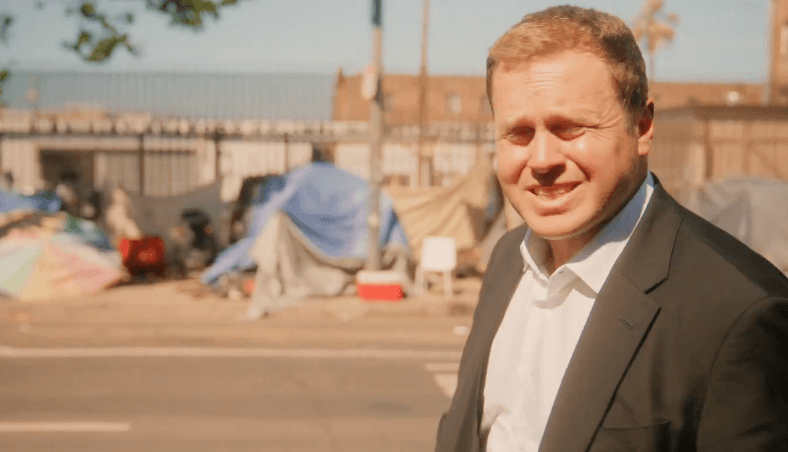 Via X Reality star Spencer Pratt, who is running for mayor of Los Angeles, posted a campaign ad Wednesday on X attacking the establishment.