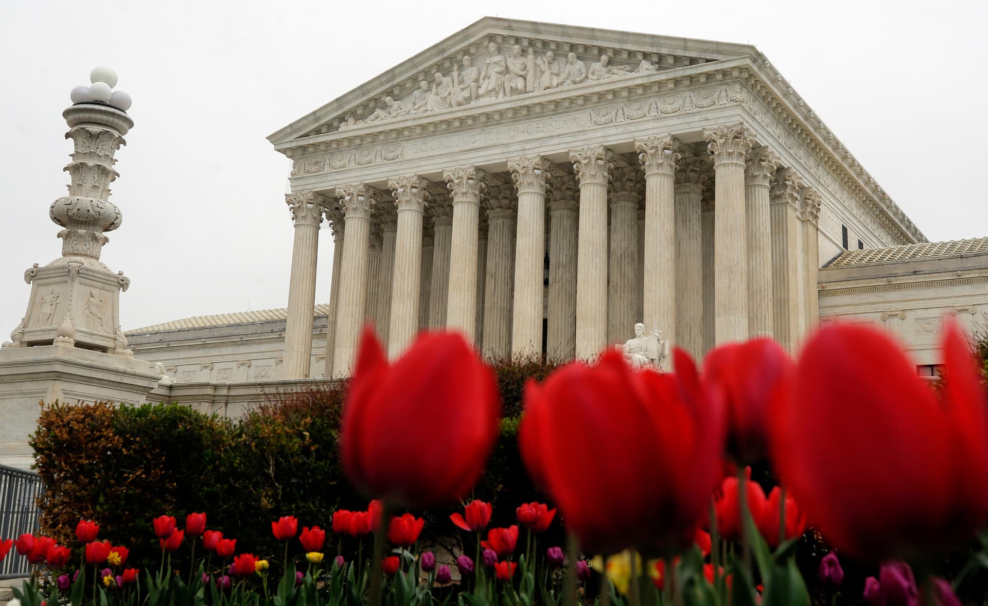 Rahmat Gul/AP The Supreme Court is seen at Washington, D.C., on April 3, 2026.