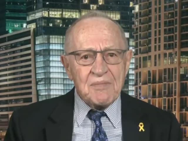 Breitbart.com via X Lawyer Alan Dershowitz appears April 20, 2026, on the Mark Levin Show where he said “I’m now a Republican. So, Tucker Carlson’s my problem as well as your problem.”