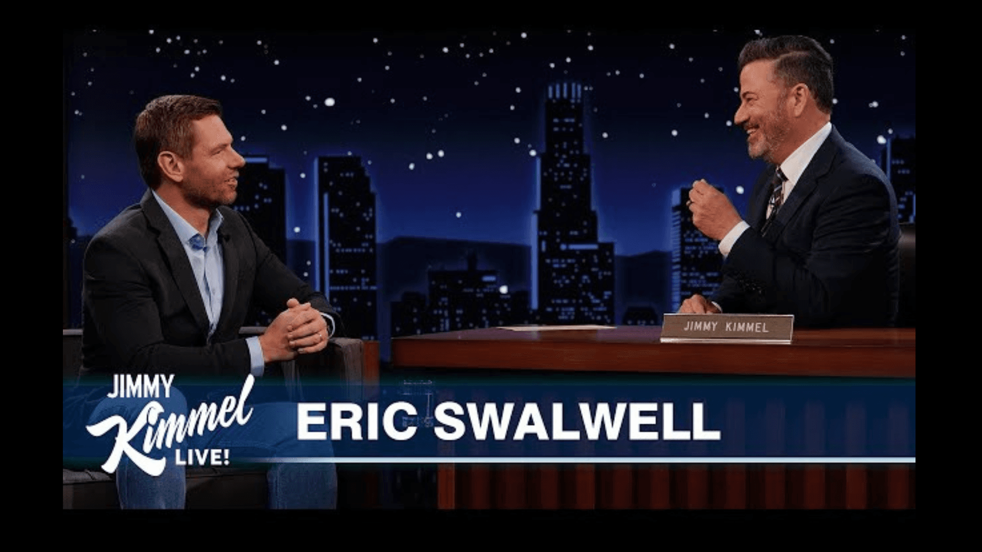 ABC Eric Swalwell announced his run for governor on 'Jimmy Kimmel Live!'