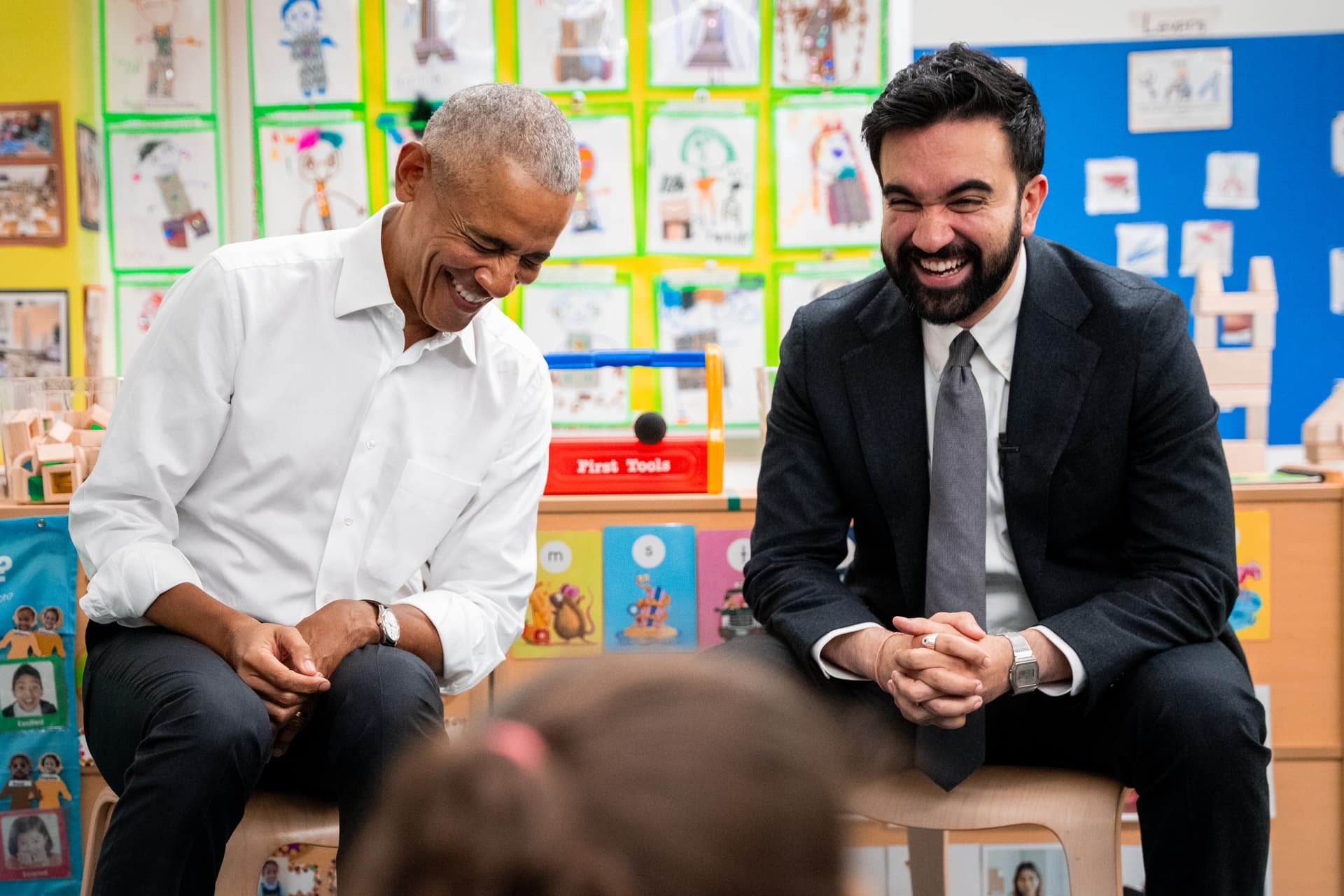 Angelina Katsanis - pool/Getty Images President Obama and Mayor Zohran Mamdani at the Bronx, April 18, 2026.