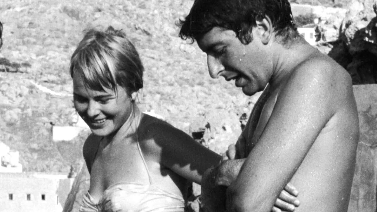 Getty Images Marianne Ihlen and Leonard Cohen on the island of Hydra.