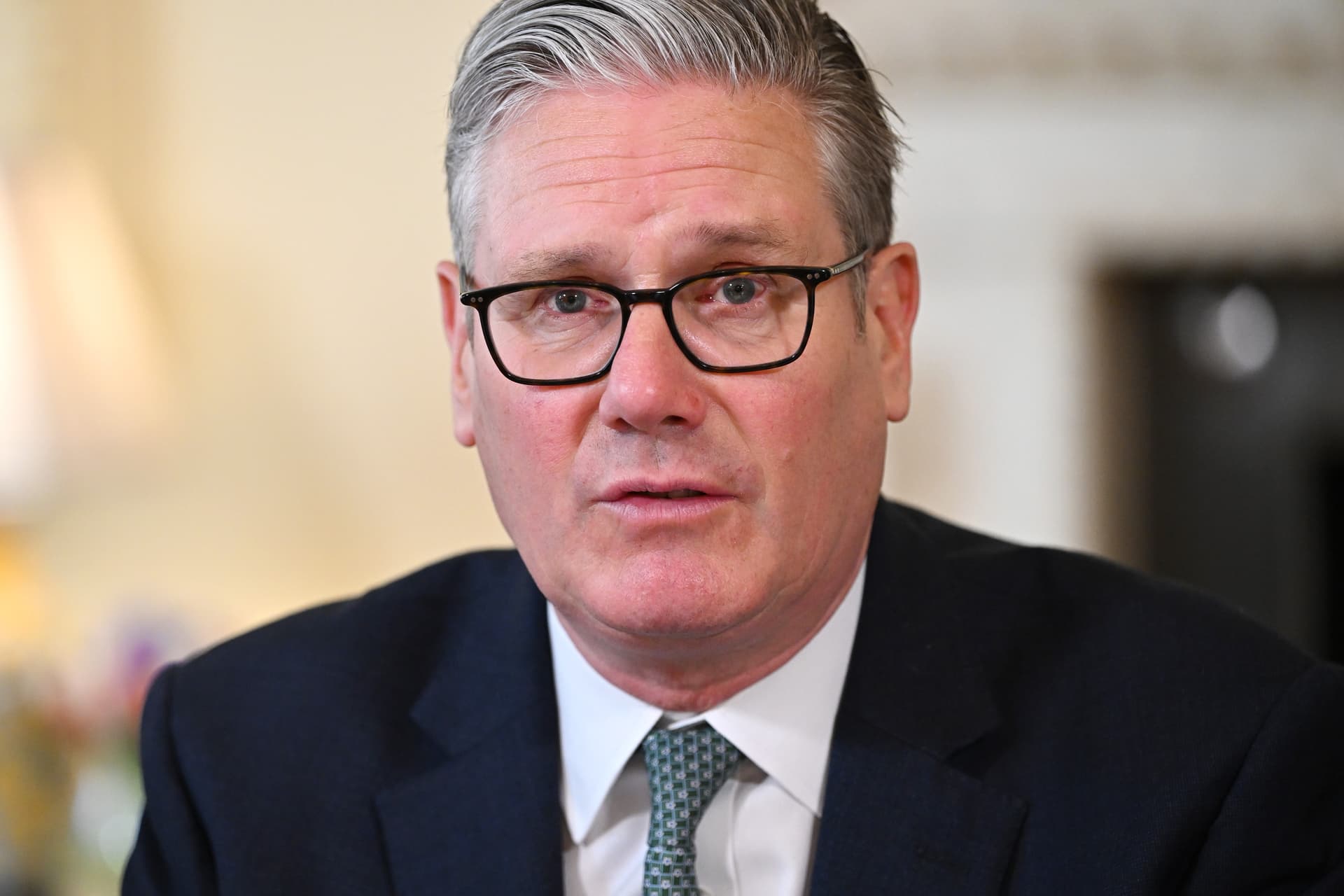 Leon Neal/pool via AP Prime Minister Keir Starmer on April 16, 2026 at London.