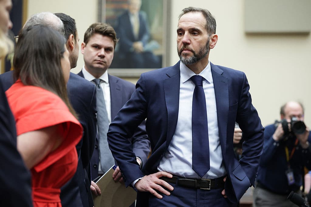 Alex Wong/Getty Images Special Counsel Jack Smith arrives to testify during a hearing before the House Judiciary Committee on January 22, 2026 at Washington, DC.