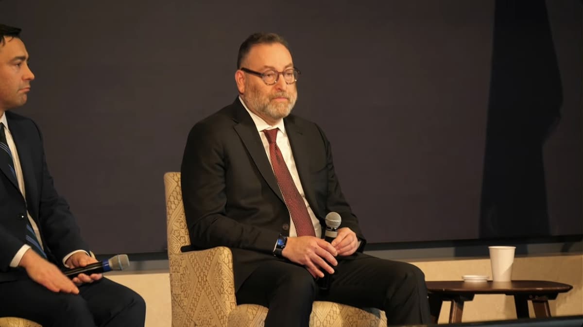 via BrandeisCenter.com Brandeis Center Chairman and CEO Kenneth Marcus participates in a panel discussion at a symposium on antisemitism” at the Museum of the Bible at Washington, D.C., March 10, 2026.