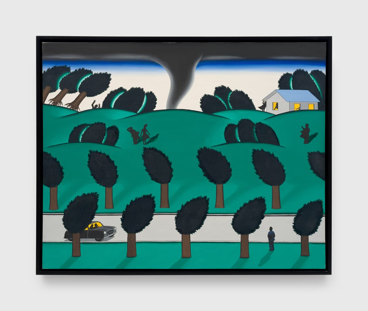 Roger Brown Estate and School of the Art Institute of Chicago. 'Twister,’ by Roger Brown, 1972. Detail.