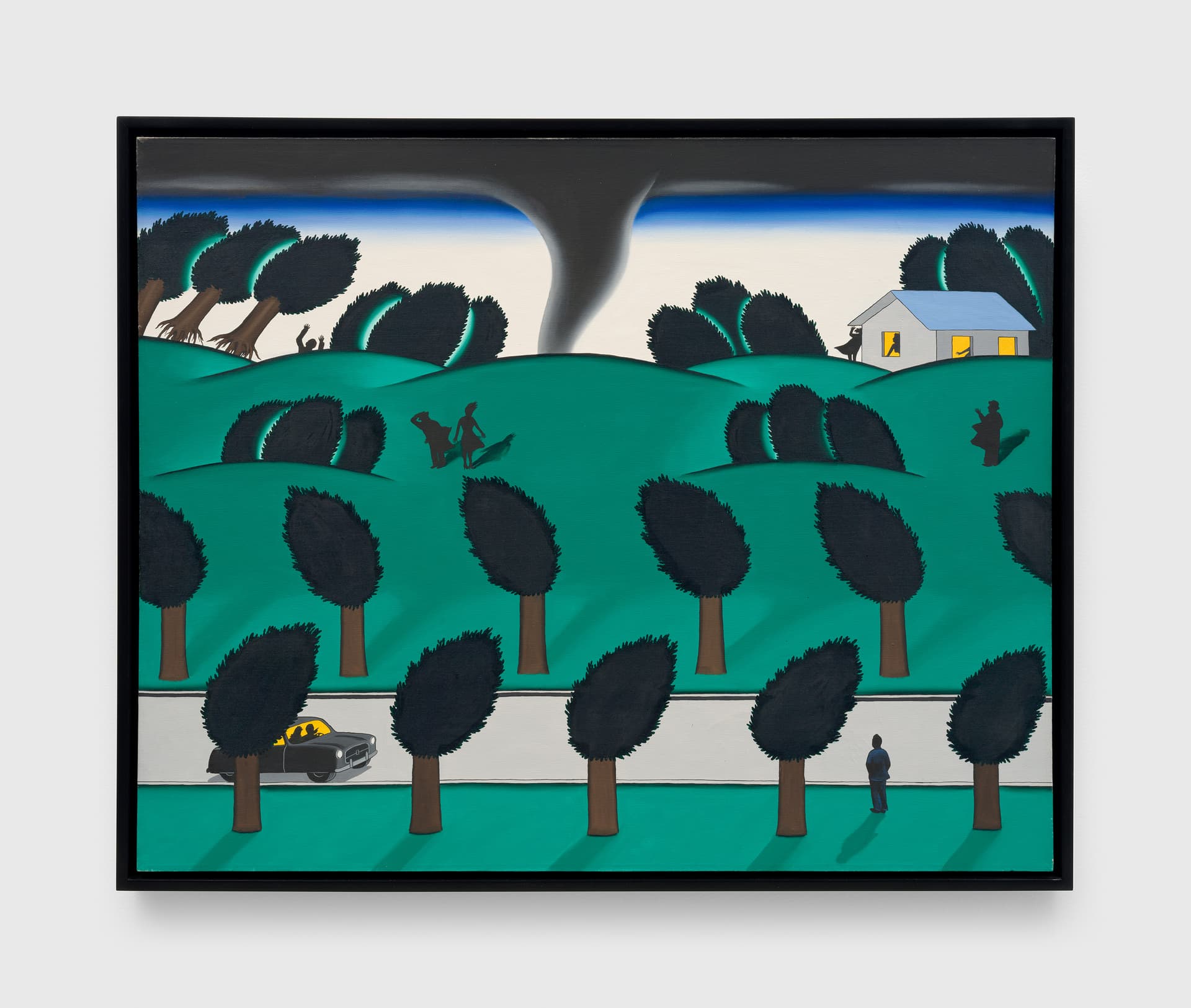 Roger Brown Estate and School of the Art Institute of Chicago. 'Twister,’ by Roger Brown, 1972. Detail.