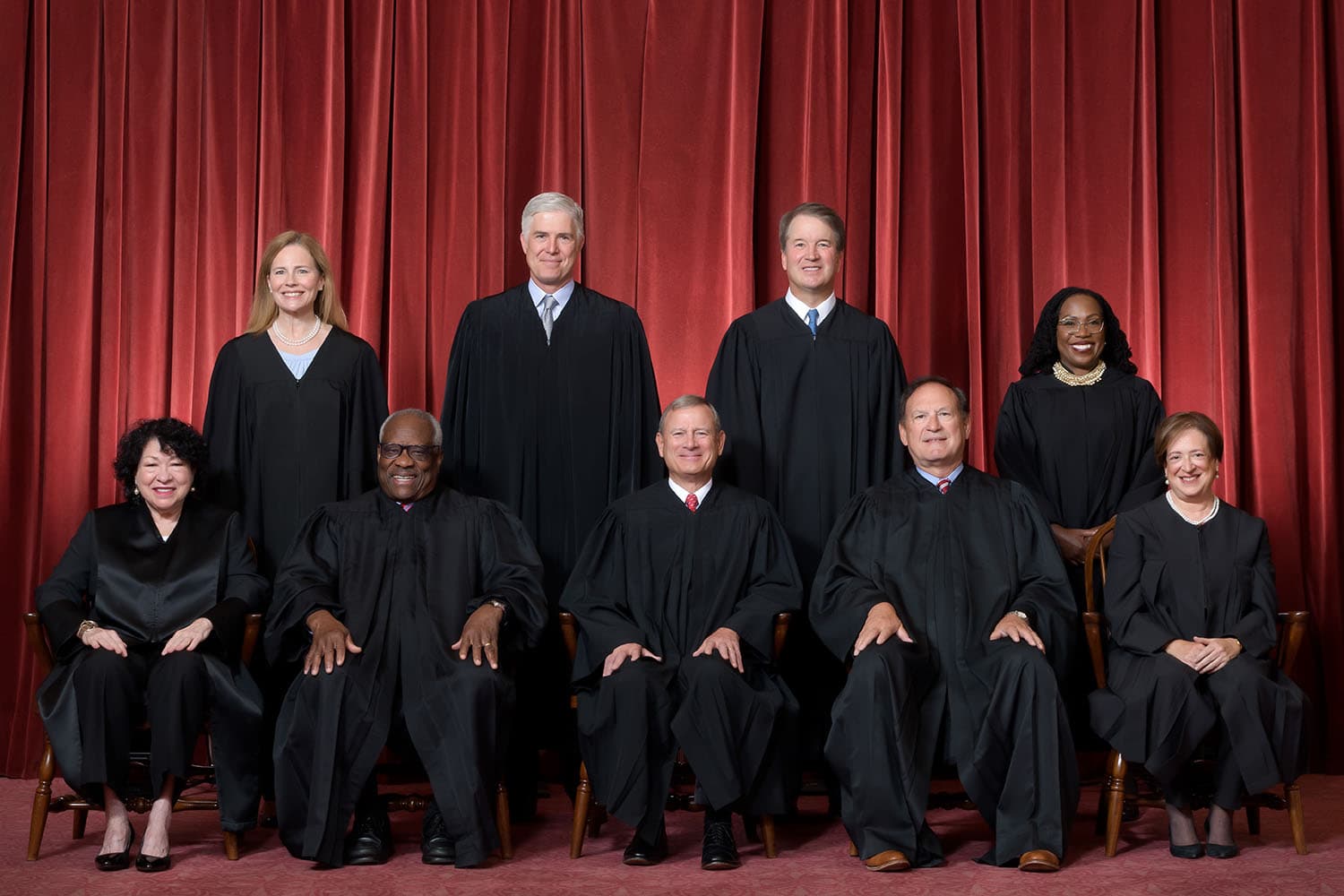 Fred Schilling, Collection of the Supreme Court of the United States Formal group photograph of the Supreme Court as it was comprised on June 30, 2022.