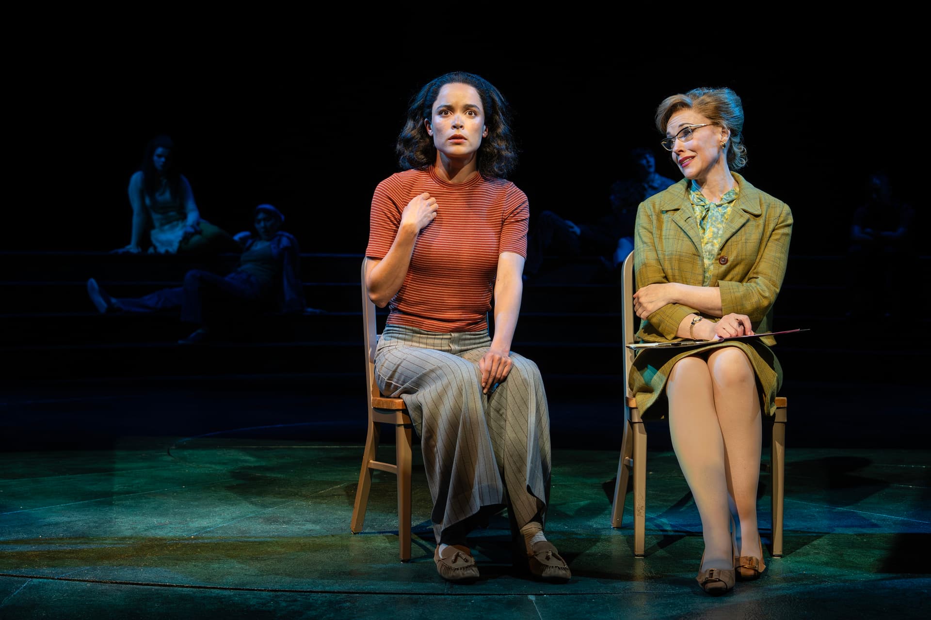 Joan Marcus Juliana Canfield and Emily Skinner in 'Girl, Interrupted.'
