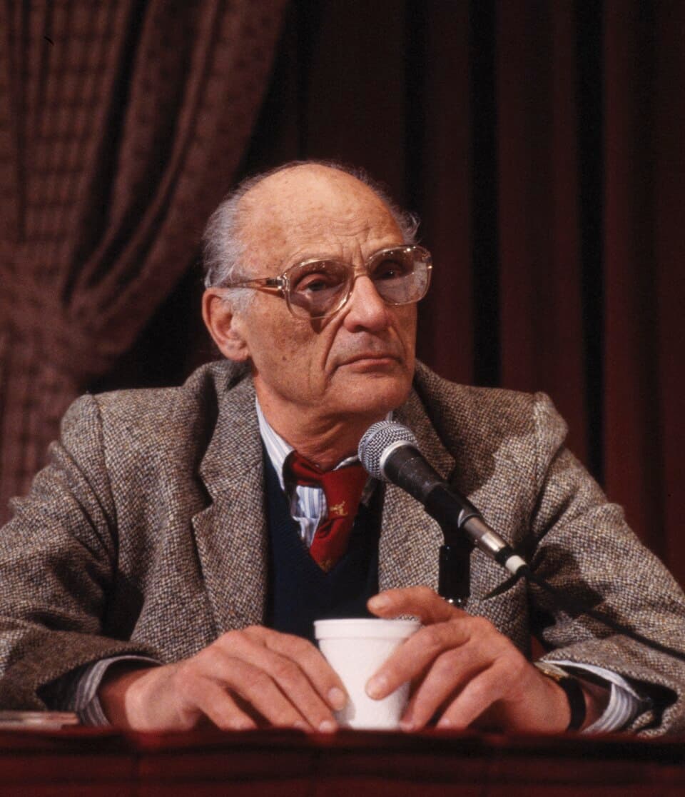 Wikimedia Commons Arthur Miller pictured in 1986.