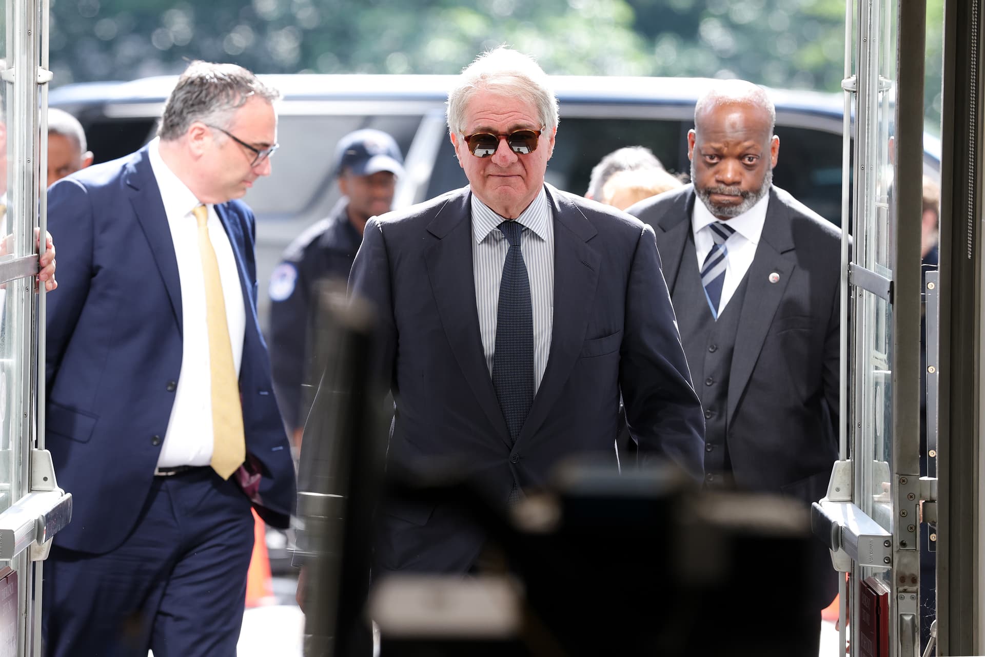 Kevin Dietsch/Getty Images Former CEO of Apollo Global Management Leon Black arrives to testify at a closed-door interview with the House Oversight Committee on Capitol Hill on June 26, 2026.
