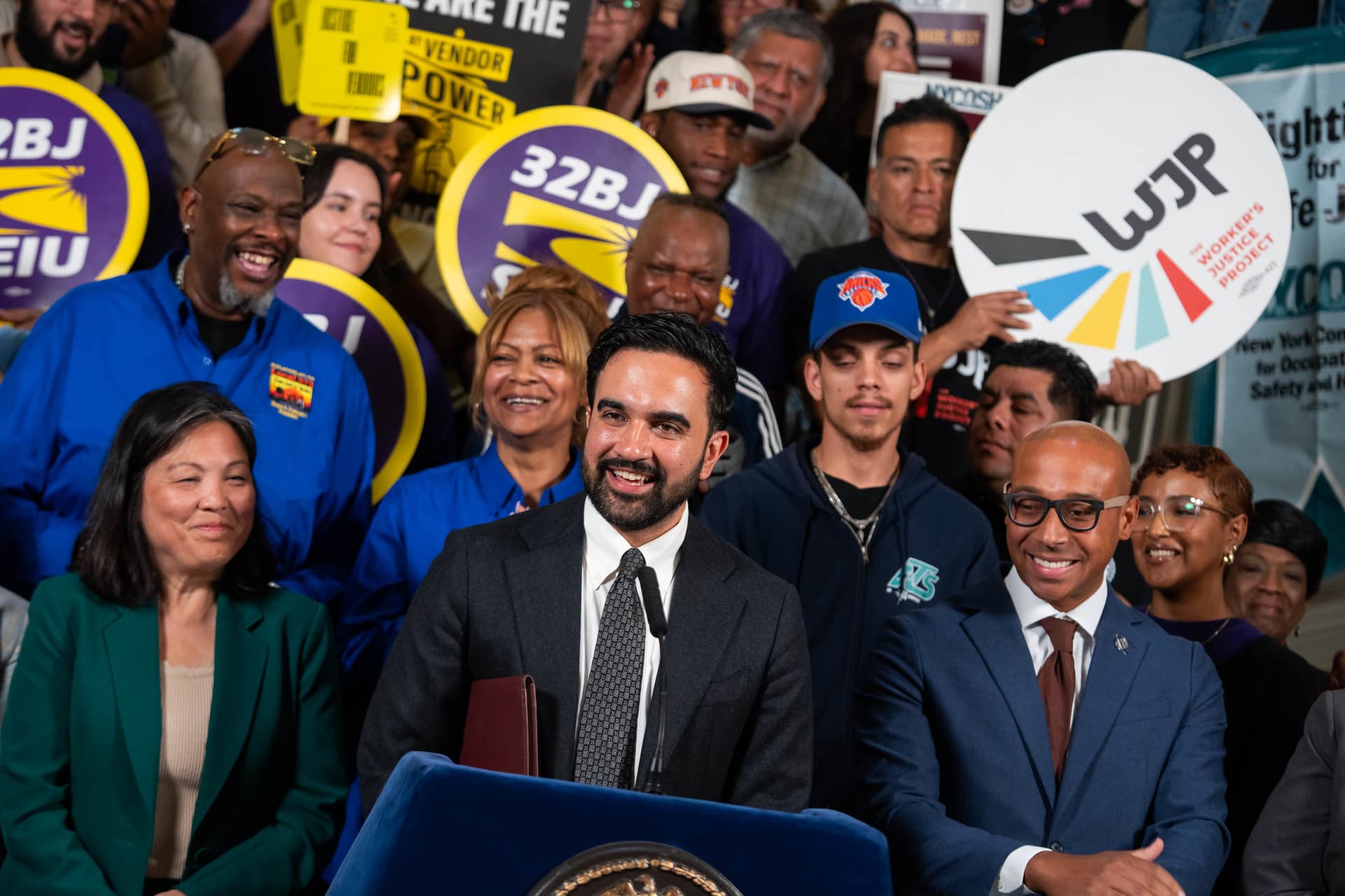 Ed Reed/Mayoral Photography Office Mayor Zohran Mamdani at City Hall, June 22, 2026.