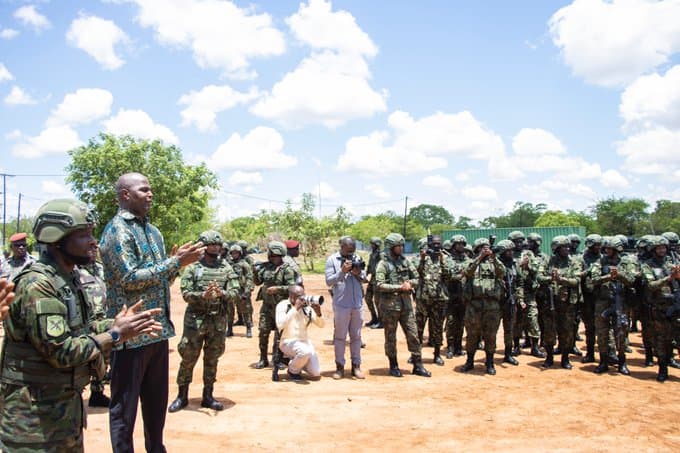Rwanda Ministry of Defence via X The governor of Cabo Delgado province, Valige Tauabo, visits Rwandan troops in Ancuabe District on November 29, 2025, to express his gratitude for their role in counter-terrorism and restoring local stability.