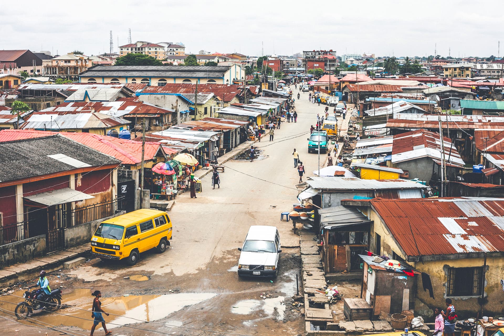 Getty Images The Yaba area of Lagos, Nigeria.