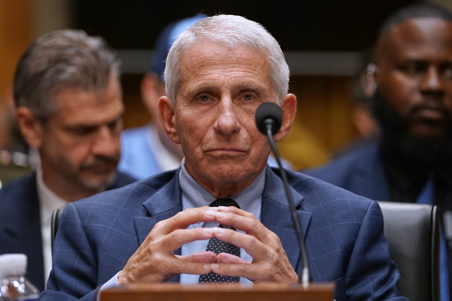 Allison Robbert/AP Dr. Anthony Fauci appears before the Senate Homeland Security and Governmental Affairs Committee at the Capitol on July 29, 2026.