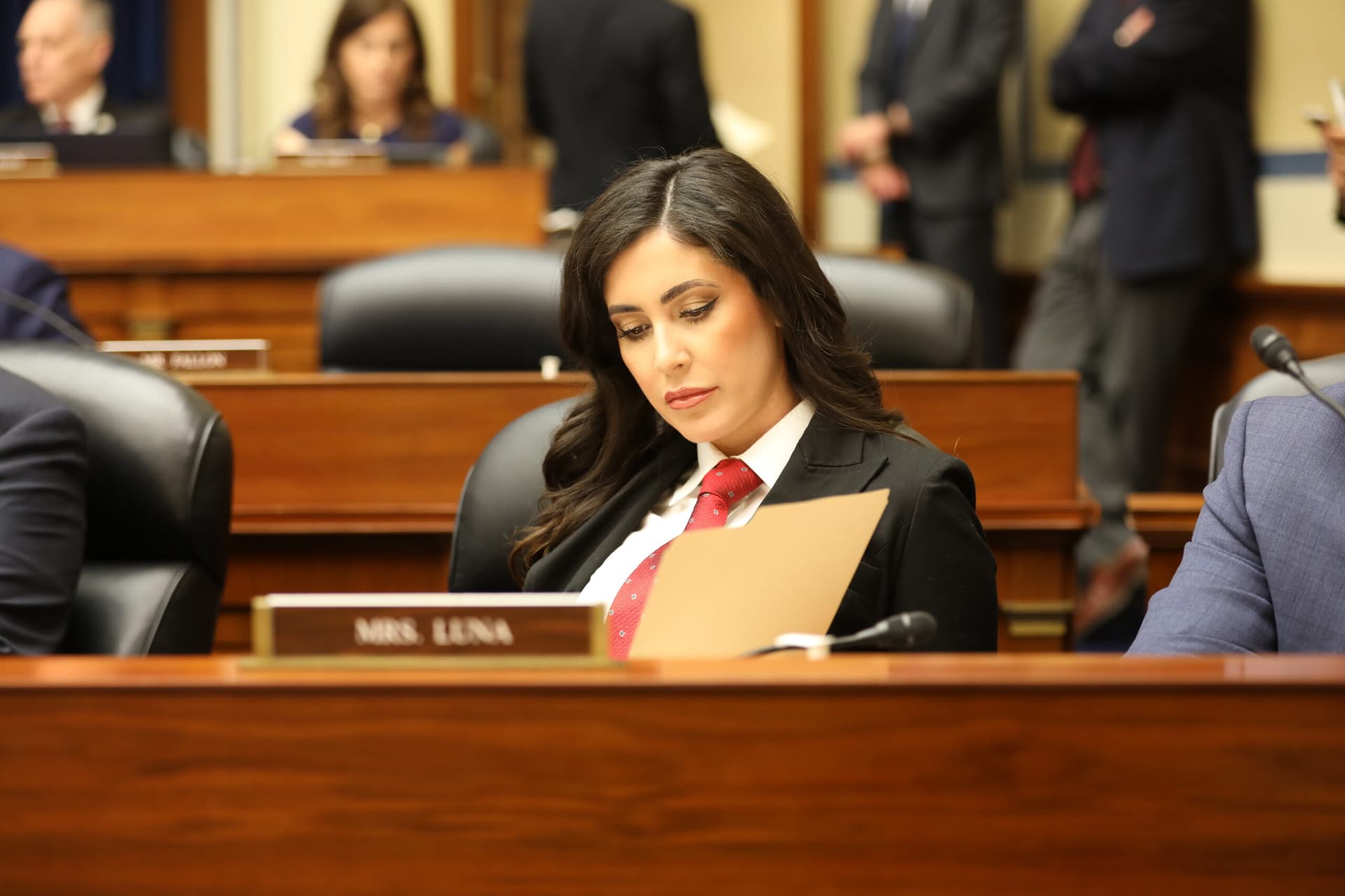 Luna.house.gov Representative Anna Paulina Luna led a group of holdouts refusing to allow votes on the House floor in protest of the Senate's refusal to take up the SAVE America Act.