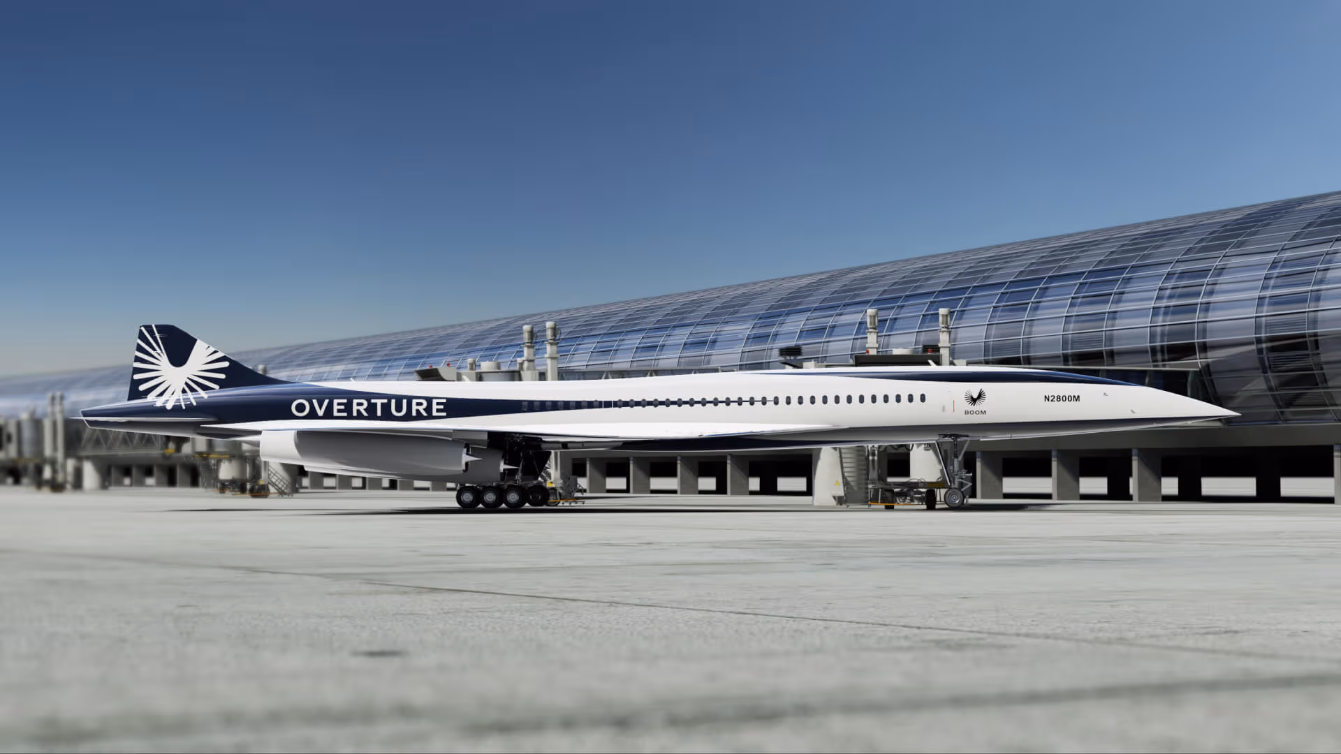 BoomSupersonic.com Boom Supersonic's Overture aircraft is said to be able to travel between New York and London in three hours and 40 minutes.