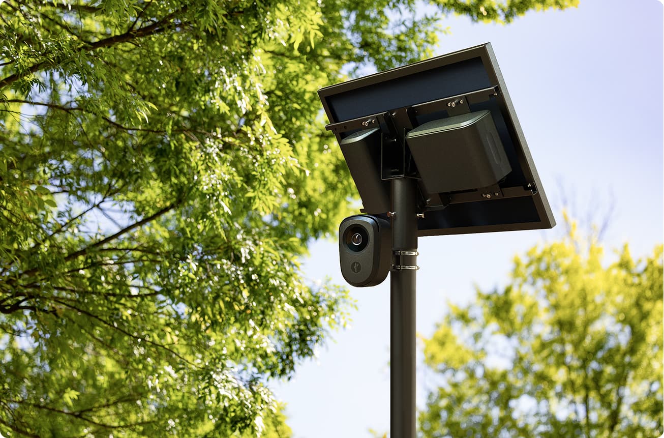 Flock Safety A Flock license plate reader.