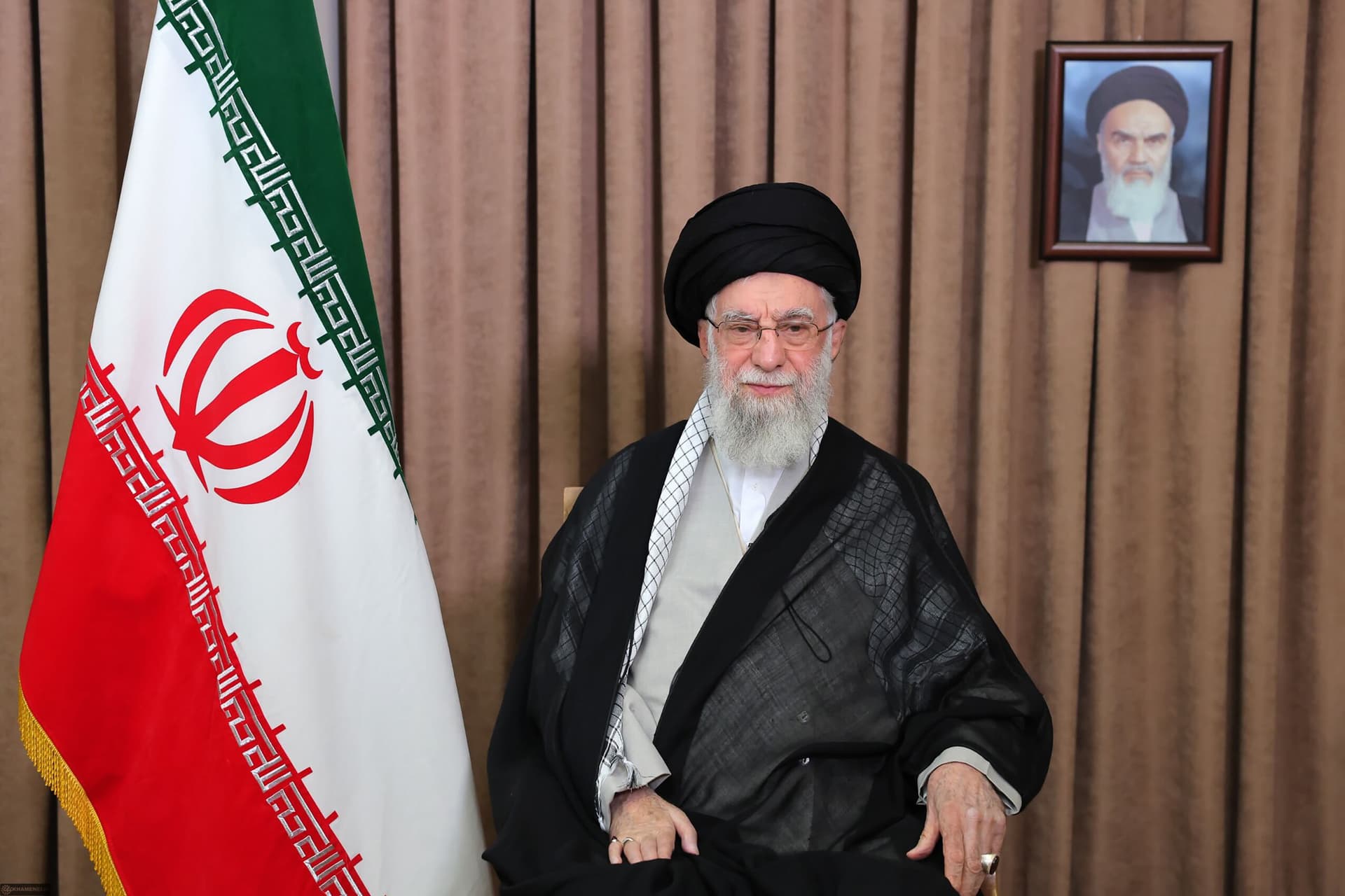 Office of the Supreme Leader of Iran via Getty Images Iran’s late supreme leader, Ali Khamenei, addresses the nation in a state television broadcast at Tehran on June 18, 2025.