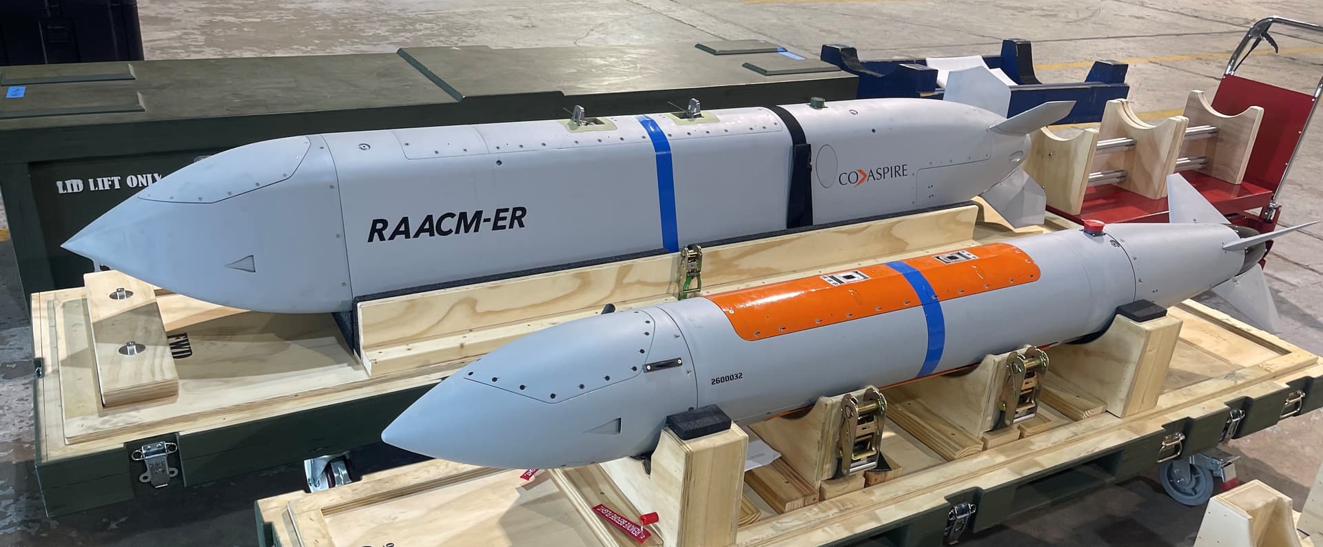 Via CoAspire The majority of CoAspire’s efforts are focused on the Rapidly Adaptable Affordable Cruise Missile, RACCM — pronounced 'Rack-‘Em.'