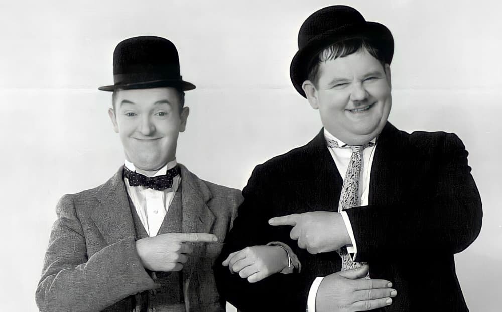 Via Film Forum Stan Laurel and Oliver Hardy.
