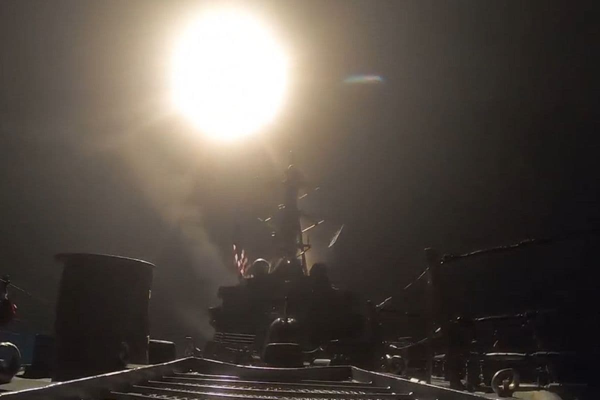 U.S. Central Command U.S. Central Command shares footage of its strikes against Iran on the night of July 15, 2026.