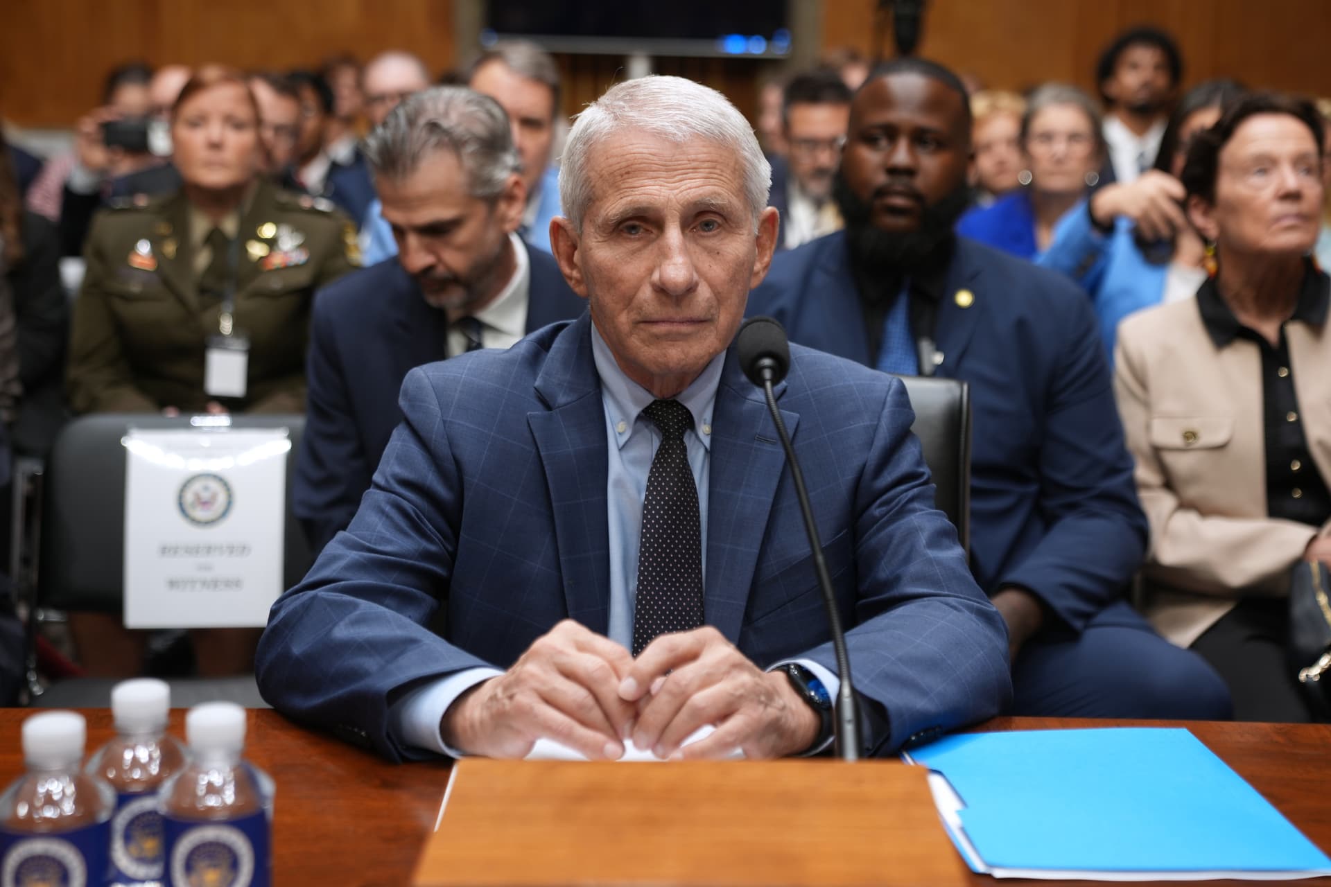 AP/Allison Robbert Dr. Anthony Fauci appears before the Senate Homeland Security and Governmental Affairs Committee at the Capitol, July 29, 2026.