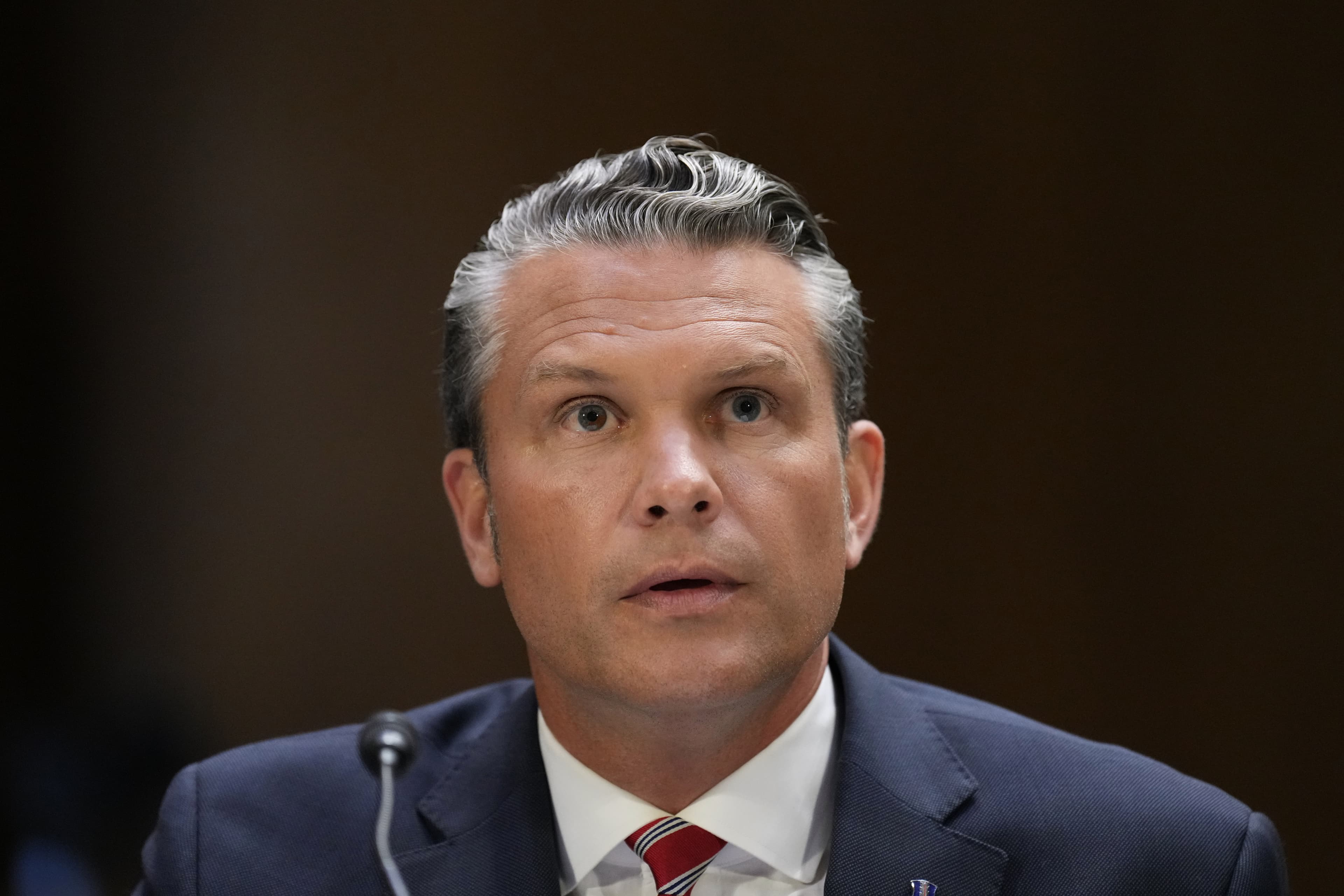 Secretary Pete Hegseth testifies at a Senate Appropriations Committee hearing, on July 21, 2026. Secretary Pete Hegseth testifies at a Senate Appropriations Committee hearing, on July 21, 2026.