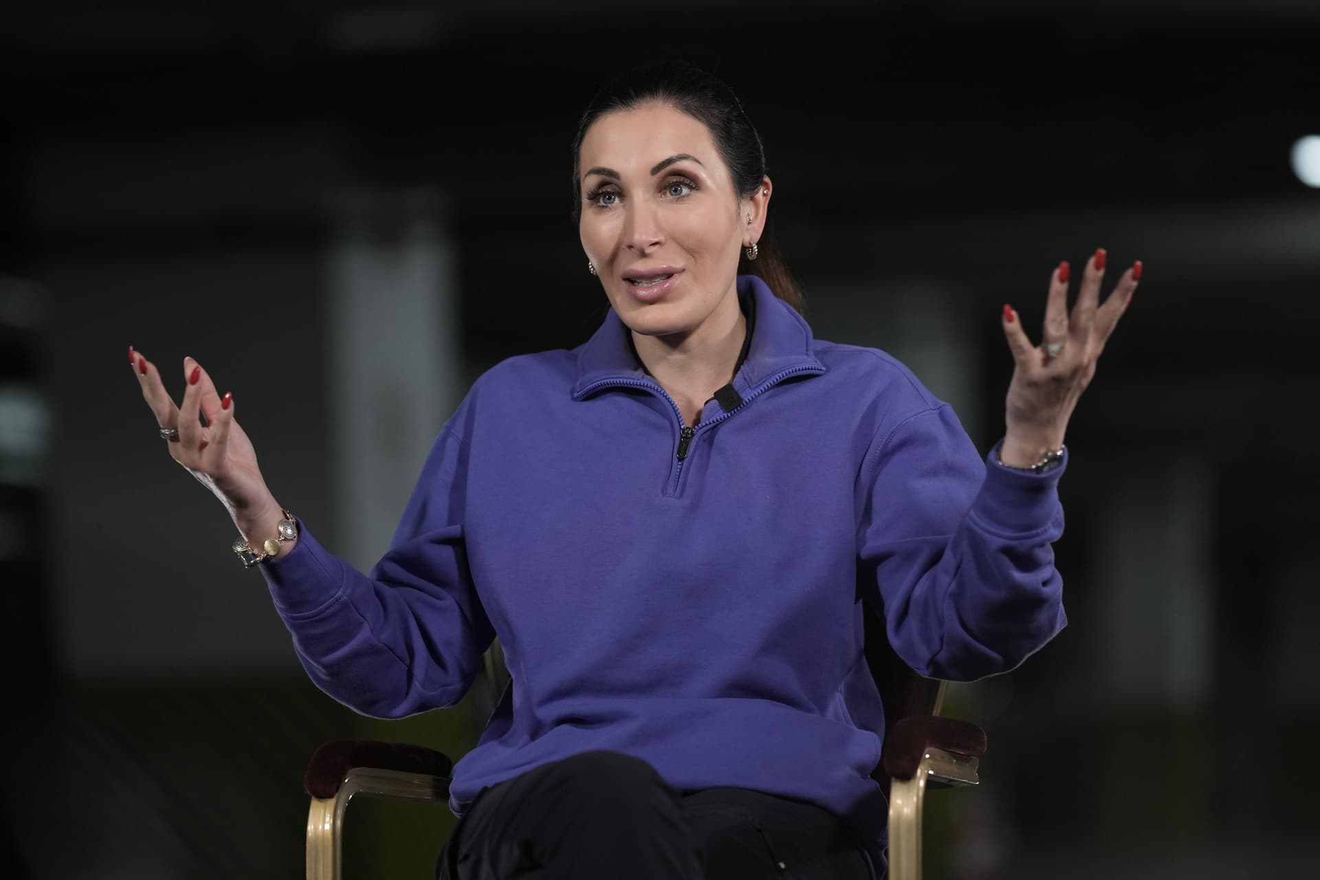 AP/Andrew Kravchenko Laura Loomer at Kyiv on July 26, 2026.