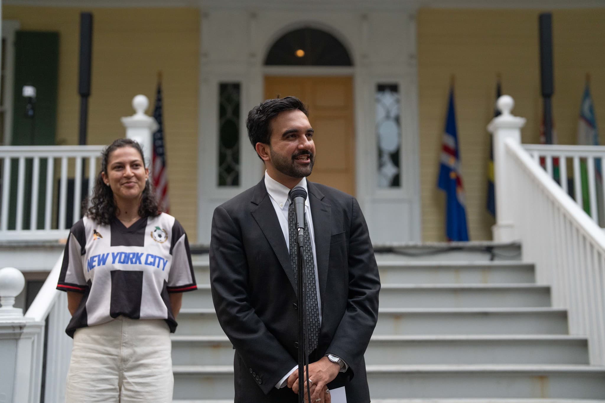 Mayor Zohran at Gracie Mansion, July 9, 2026. Mayor Zohran at Gracie Mansion, July 9, 2026.