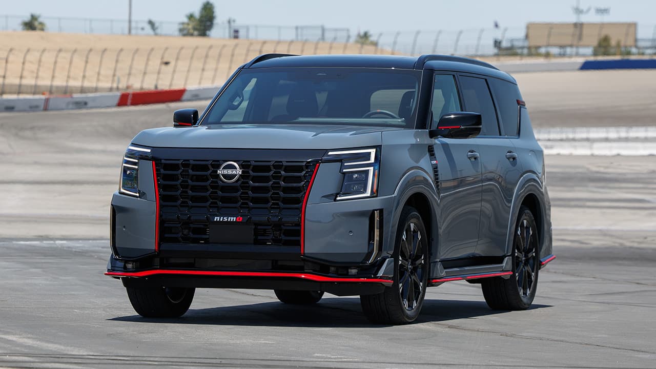 Nissan The Nissan Armada Nismo is a street performance version of the full-size SUV.