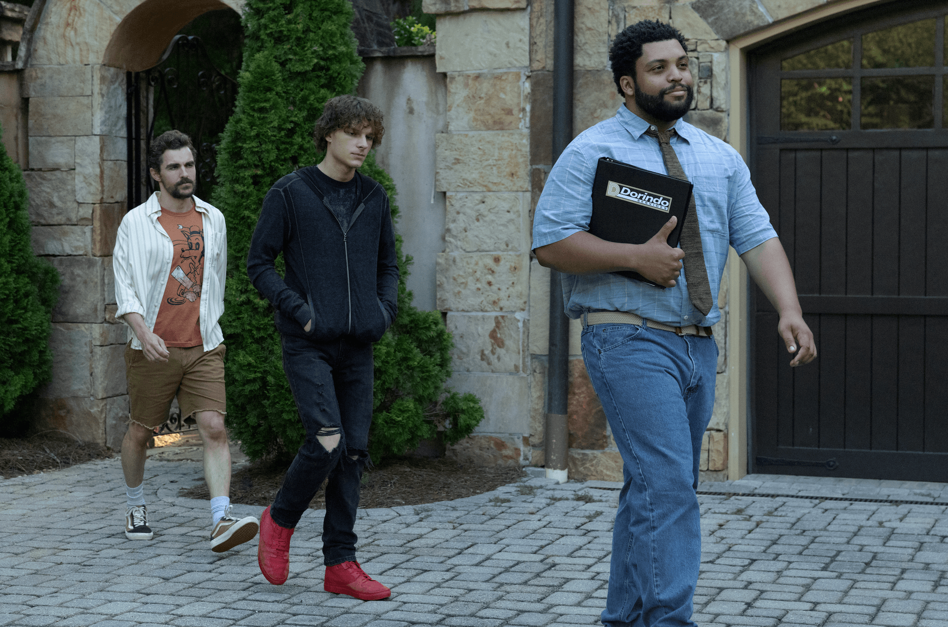 IFC Dave Franco, Mason Thames, and O'Shea Jackson Jr. in 'Idiots.'