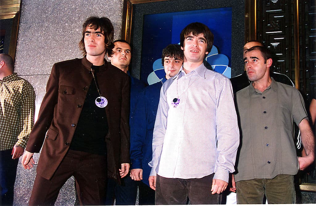 Jeff Kravitz/FilmMagic, Inc via Getty Images Oasis at the MTV Video Music Awards on September 4 1996.