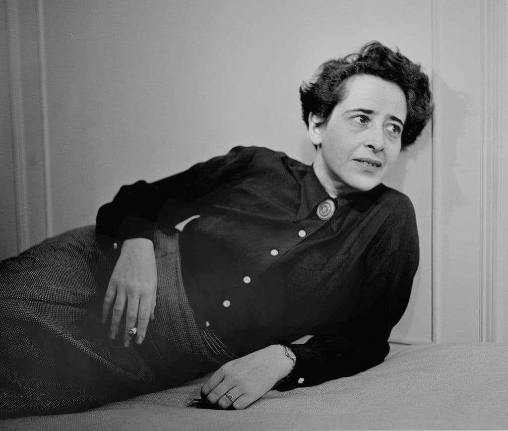 Fred Stein Archive/Archive Photos/Getty Images Hannah Arendt pictured in 1944.