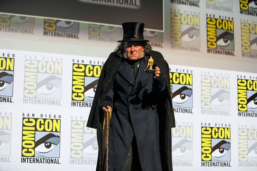 Daniel Knighton/Getty Images for Paramount Pictures Johnny Depp as Ebenezer Scrooge unveiling the trailer for 'Ebenezer' at San Diego Comic-Con last month.