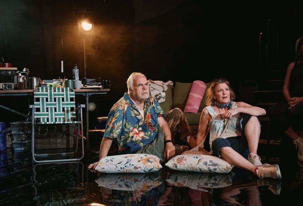 Emilio Madrid Michael Mulheren and Victoria Clark in 'Human Things.'
