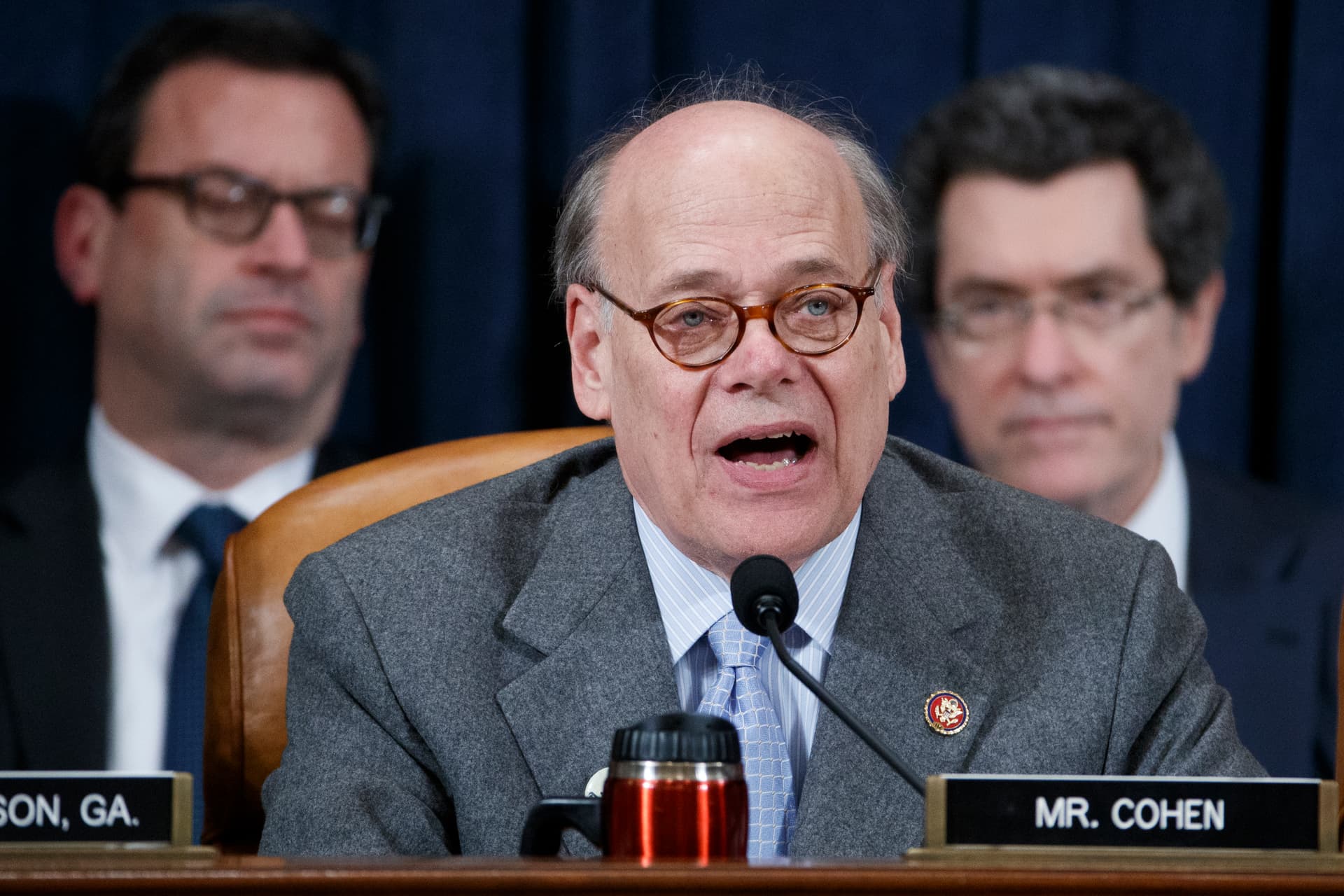 Shawn Thew-Pool/Getty Images Representative Steve Cohen, a Tennessee Democrat, speaks during the House Judiciary Committee's markup of articles of impeachment against President Trump on Capitol Hill on December 11, 2019.