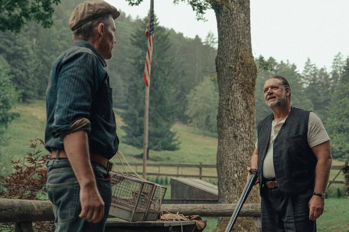 Courtesy of Vertical Ethan Hawke and Russell Crowe in 'The Weight.'