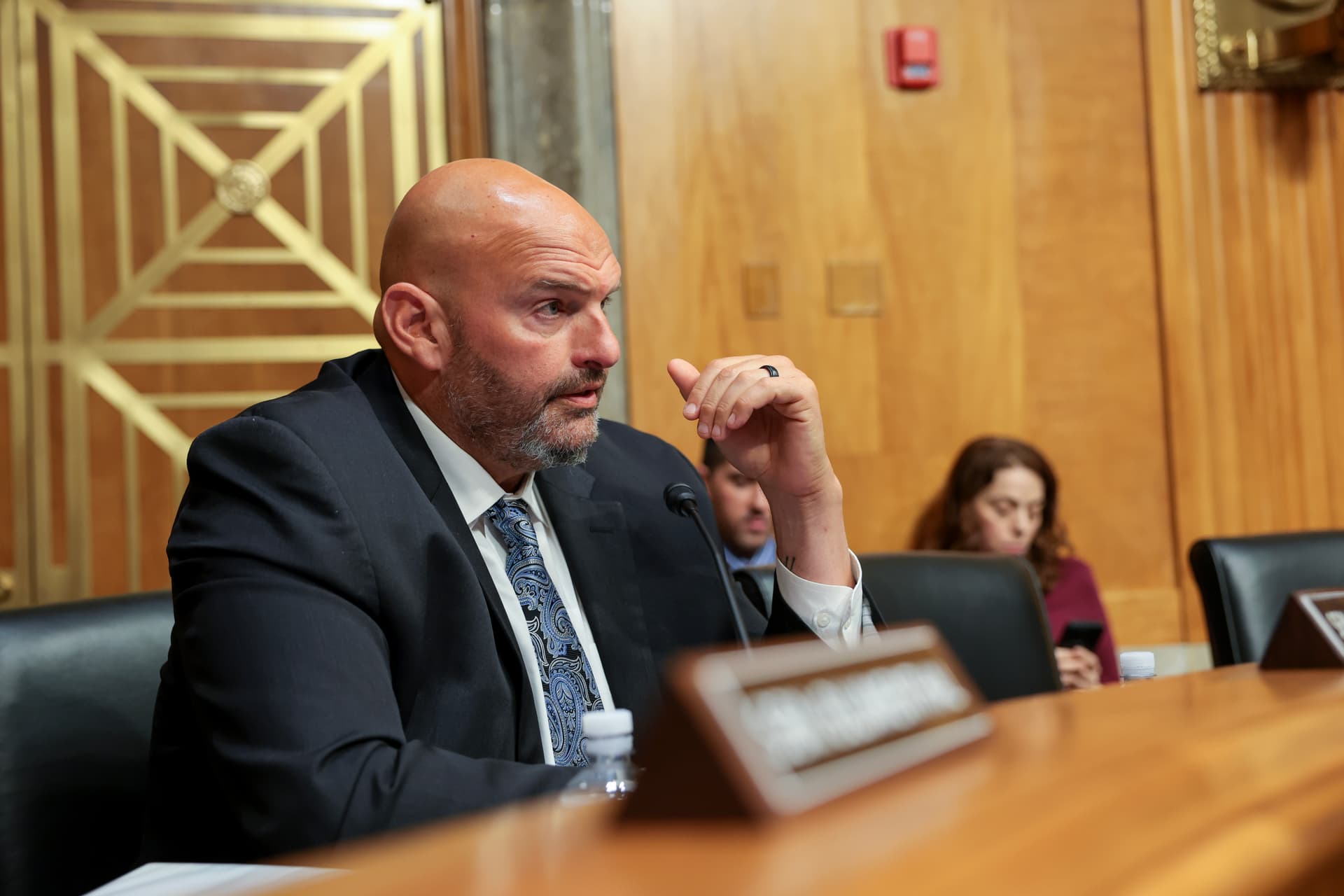 Anna Moneymaker/Getty Images Senator John Fetterman on Capitol Hill, July 29, 2026.