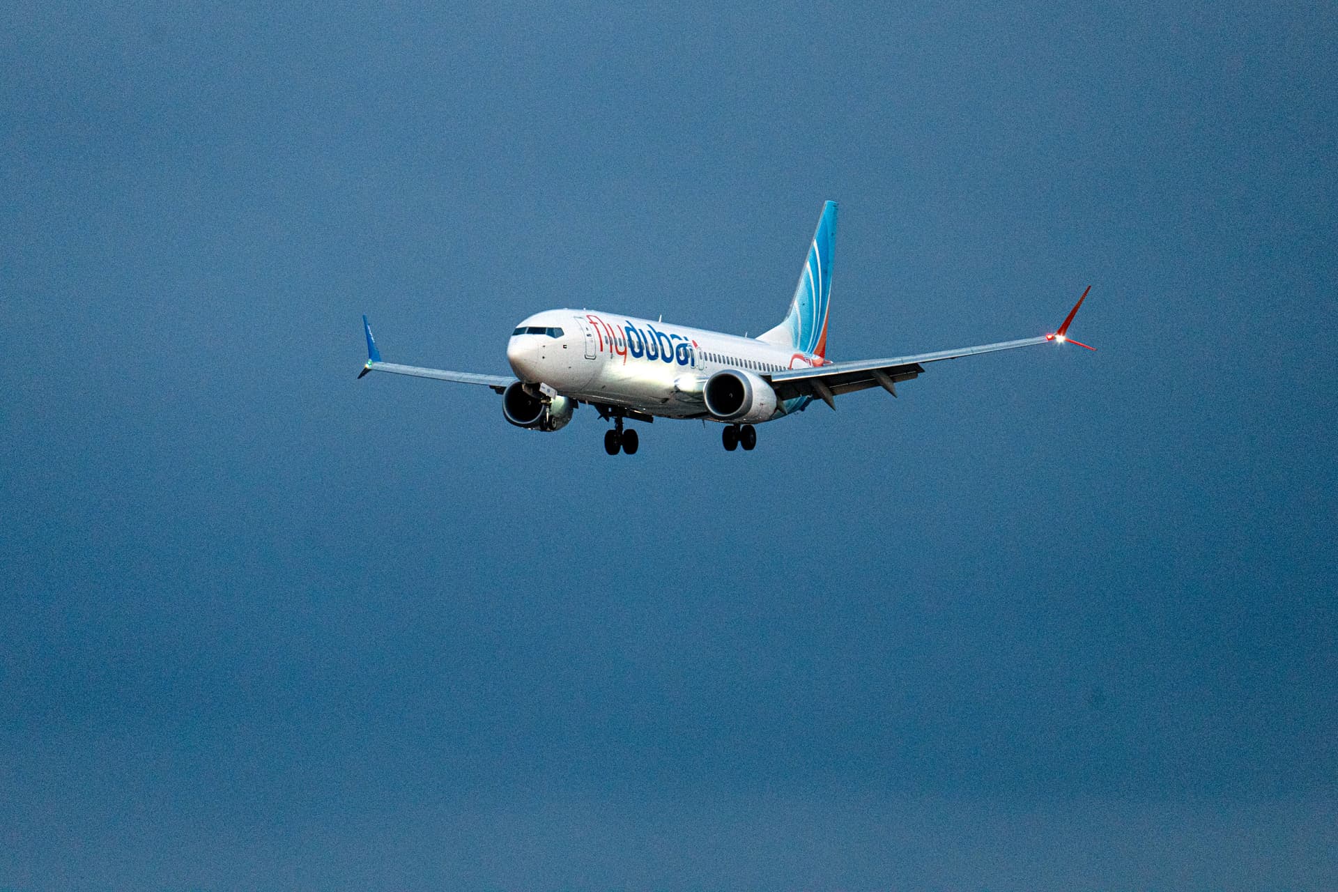 Erik Marmor/Getty Images. A Flydubai flight arrives at Ben Gurion Airport.