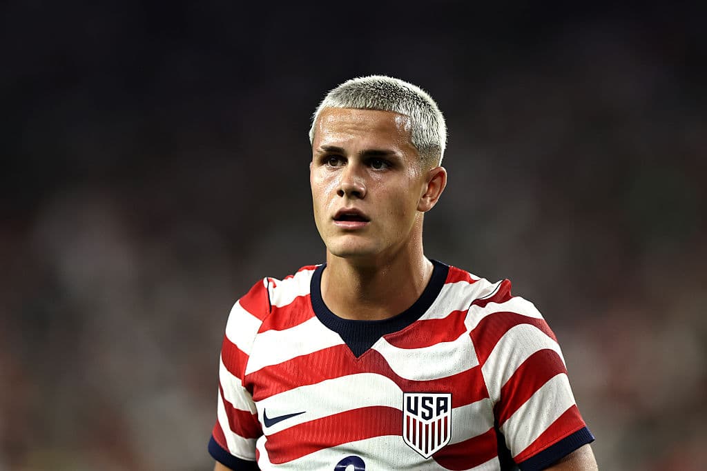 Omar Vega/USSF/Getty Images Cavan Sullivan at State Farm Stadium on October 03, 2026 at Glendale, Arizona.