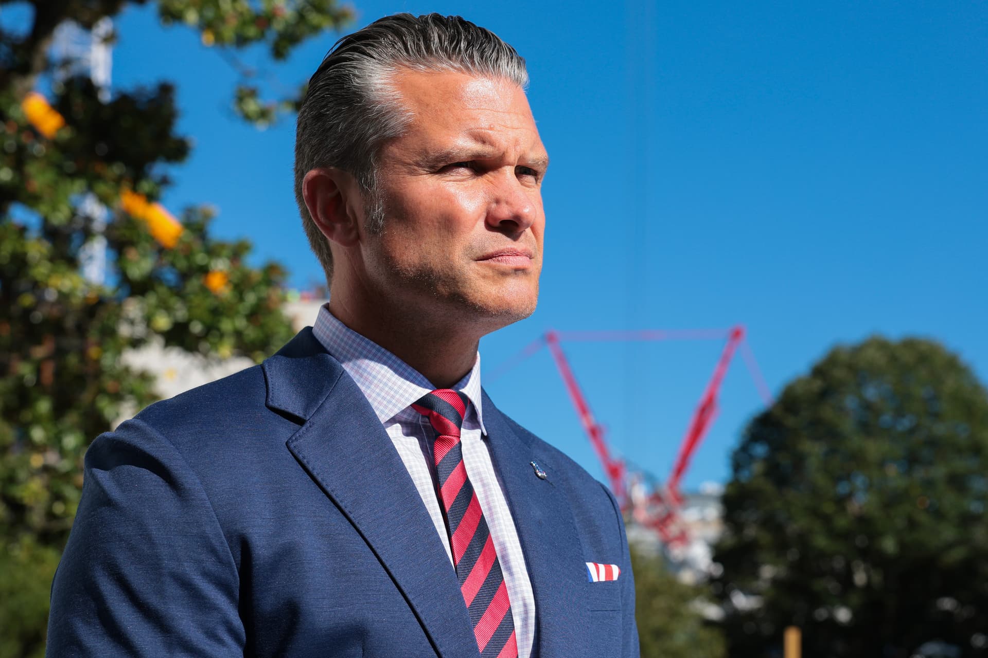 Anna Moneymaker/Getty Images. U.S. Secretary of War Pete Hegseth.