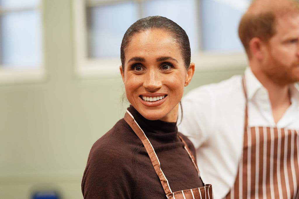 Meghan, Duchess of Sussex on October 15, 2026 at Nottingham, England. Meghan, Duchess of Sussex on October 15, 2026 at Nottingham, England.