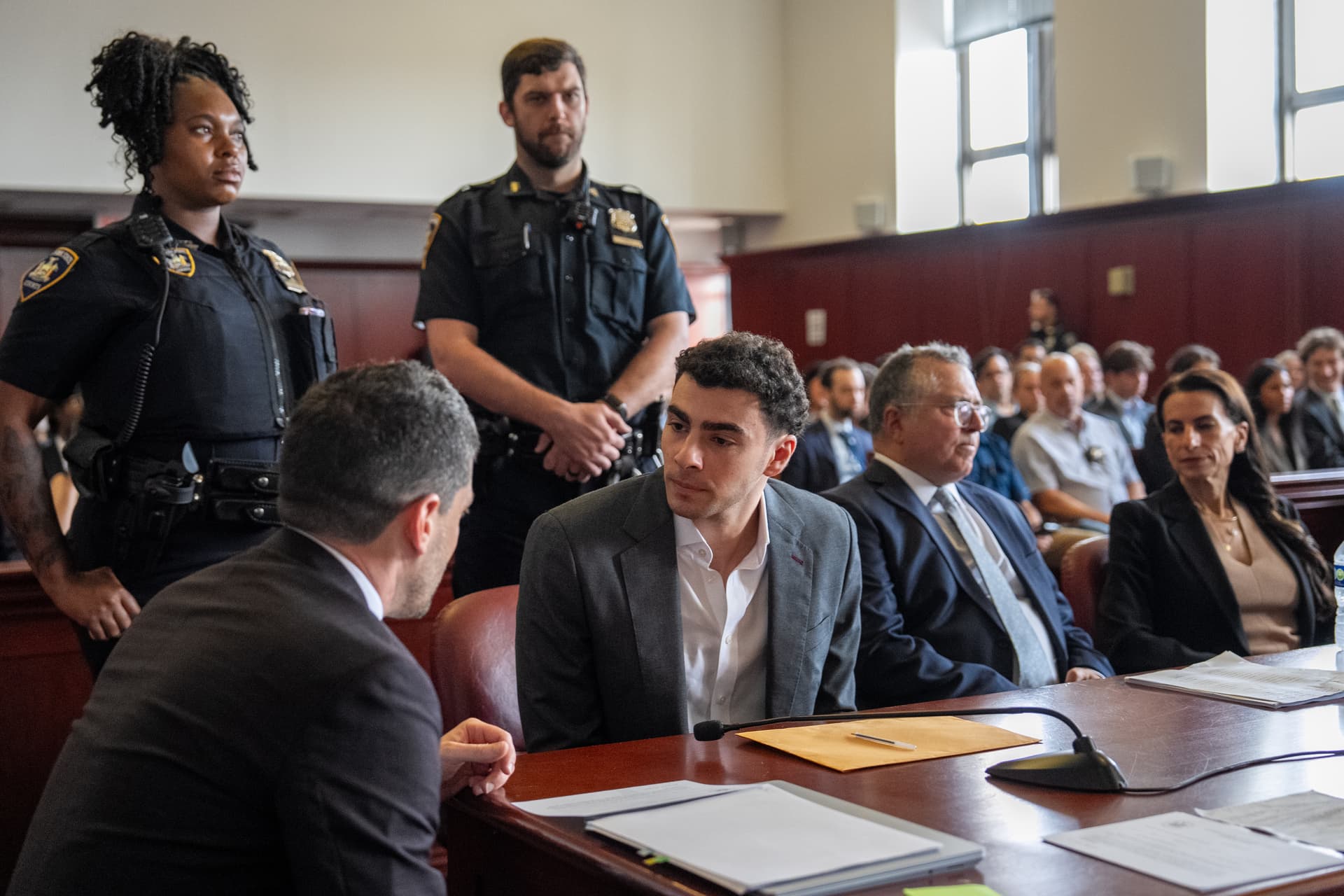 David Dee Delgado-Pool/Getty Images A crowdfunding campaign for Luigi Mangione, seen here during a pre-trial appearance at Manhattan Criminal Court on August 11, 2026, has raised more than $1.56 million.
