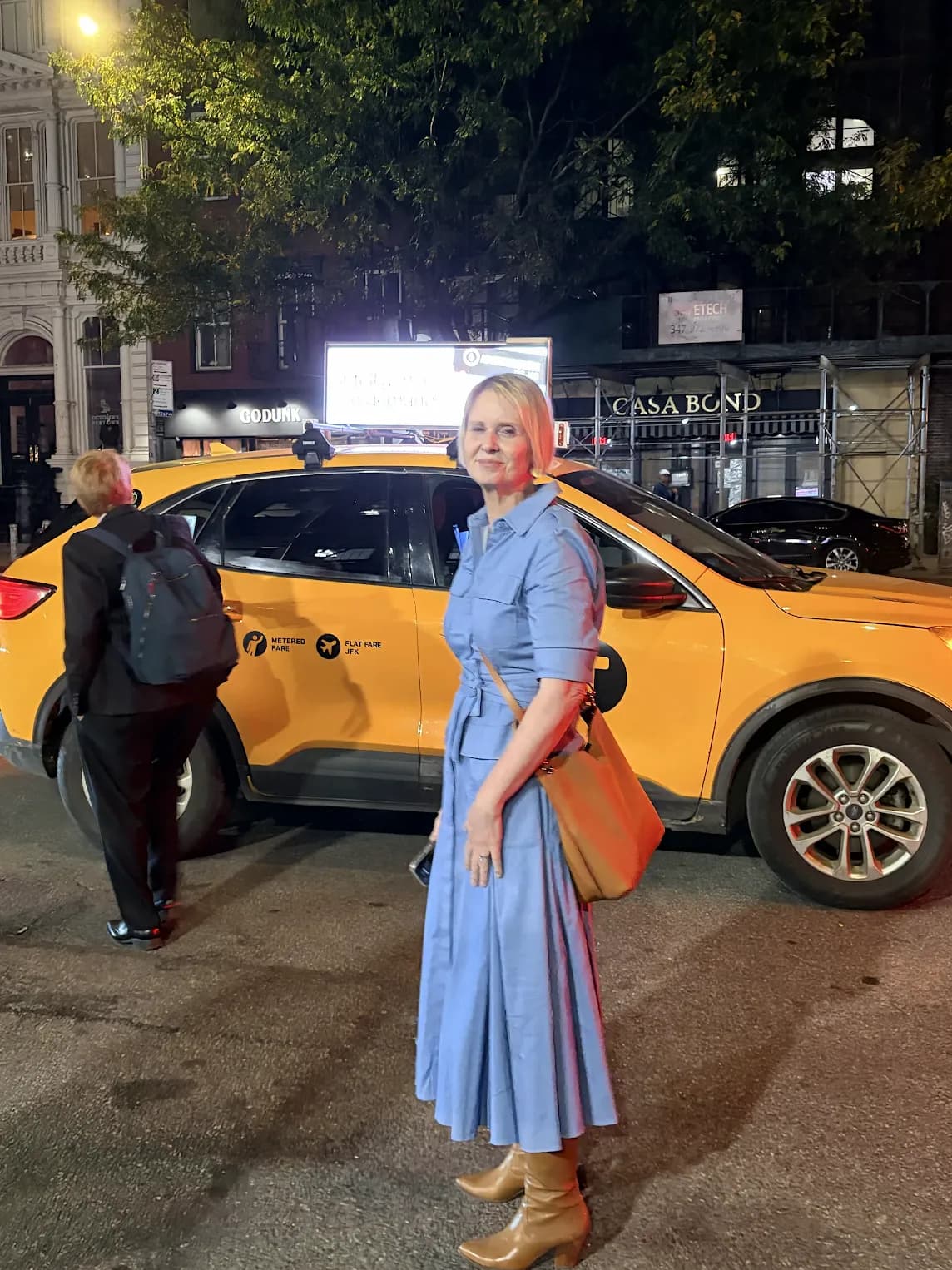 Jennifer Doherty/The New York Sun 'Sex and the City' star and former mayoral candidate Cynthia Nixon and her wife Christine Marinoni attended the exclusive event.